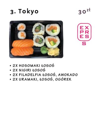 Karta Menu - Restauracja japońska Miyako Sushi Kraków