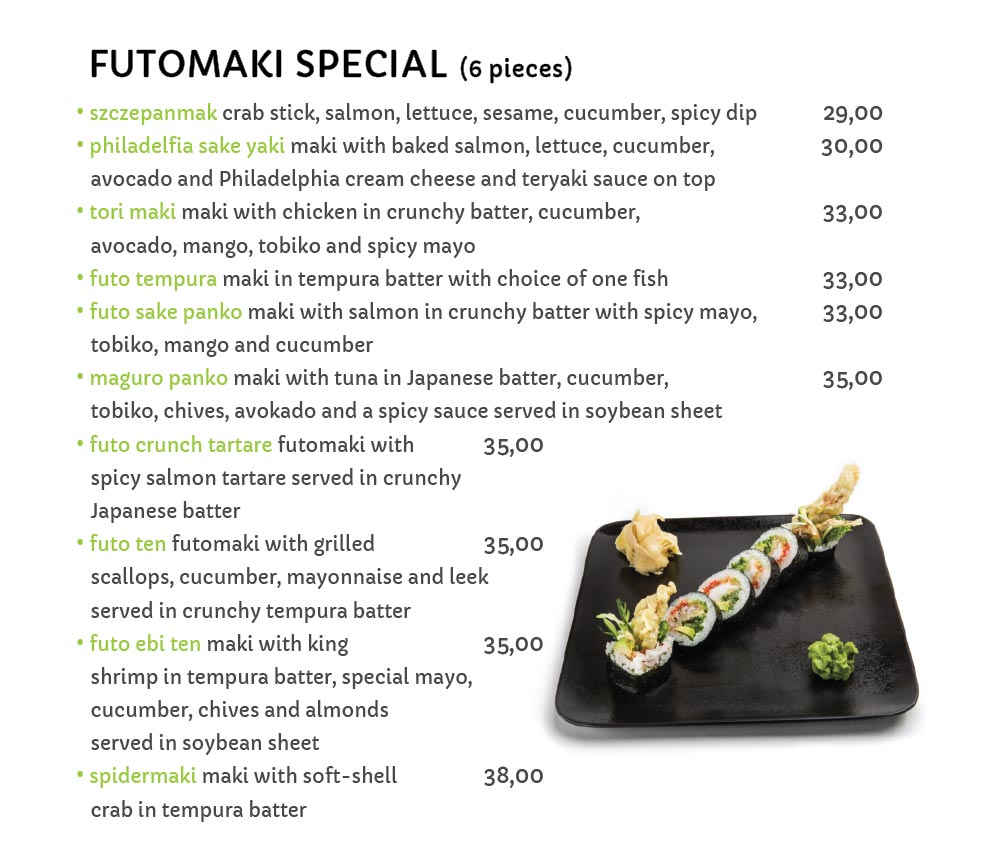 Futomaki Special - Miyako Sushi Japanese Restaurant Krakow
