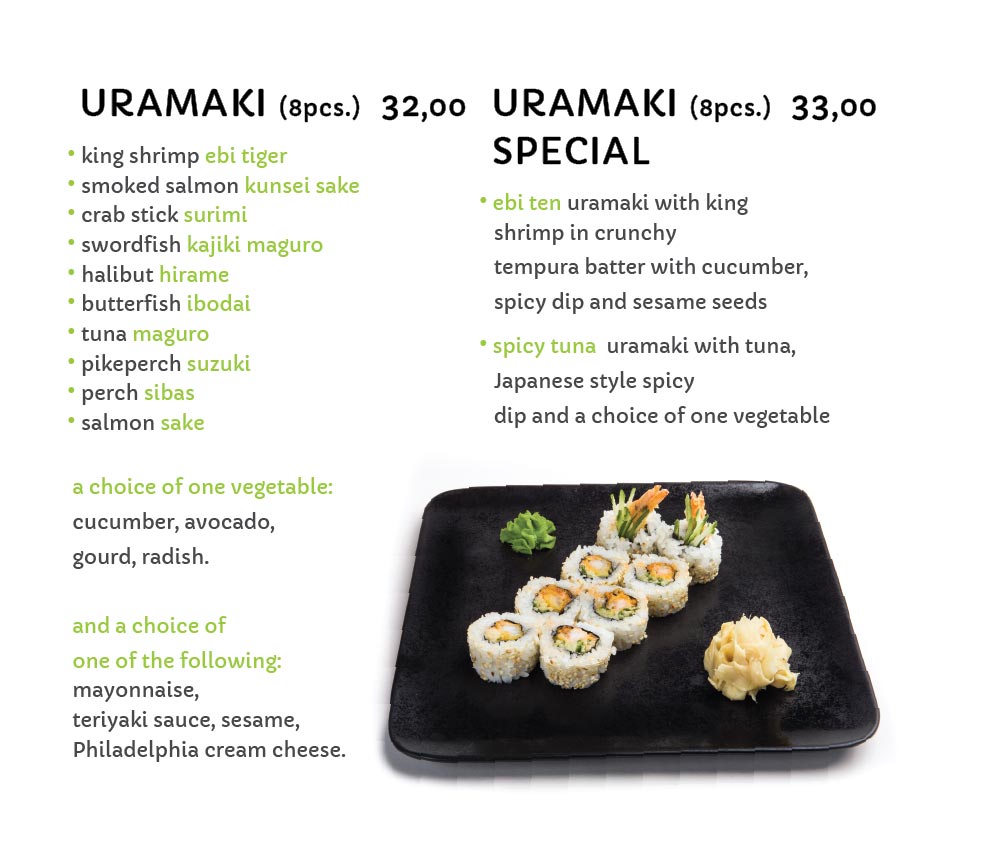Uramaki - Miyako Sushi Japanese Restaurant Krakow