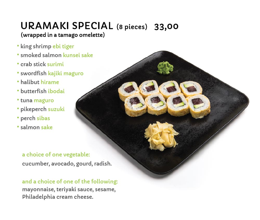 Uramaki Special - Miyako Sushi Japanese Restaurant Krakow