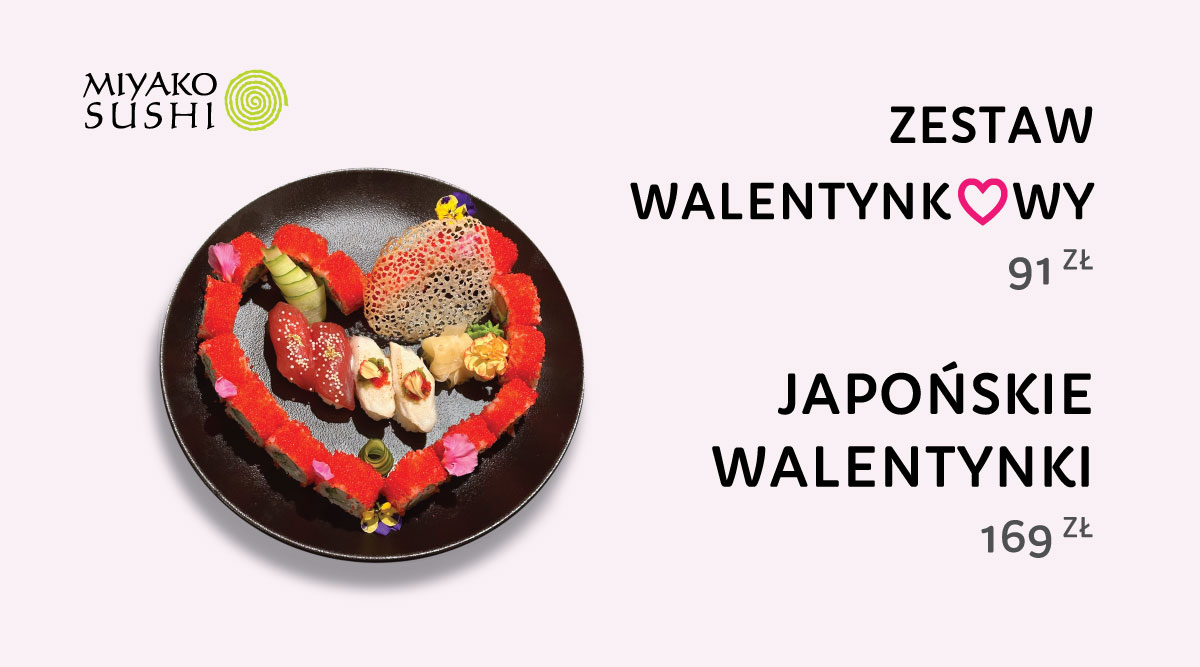 Miyako Sushi - Japońskie Walentynki 2024